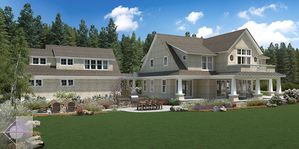 Boothbay, Maine home designed by Phelps Architects.